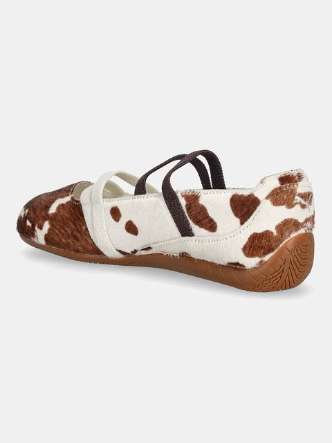 Puma baleriny skórzane Speedcat Ballet Cow Wns kolor beżowy 407787