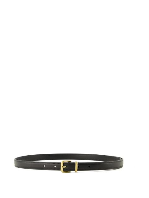 Miu Miu buckle engraved-logo belt - Black - zdjęcie produktu nr 1