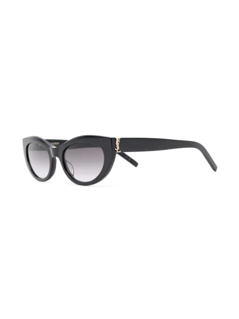 Saint Laurent Eyewear SL M115 rounded cat-eye sunglasses - Black - zdjęcie produktu nr 2