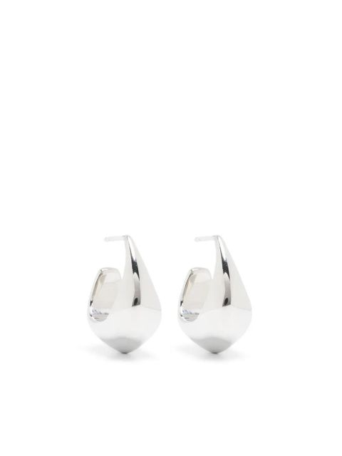 LEMAIRE small curved drop earrings - Silver - zdjęcie produktu nr 1