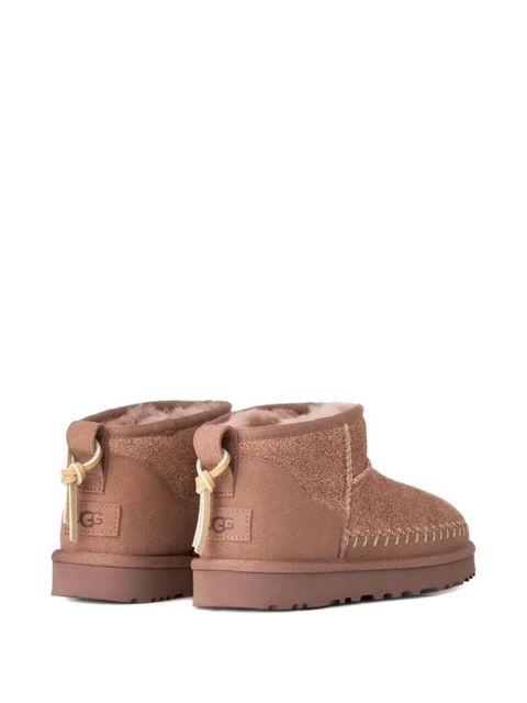 UGG Ultra Mini Biarritz ankle boots - Brown