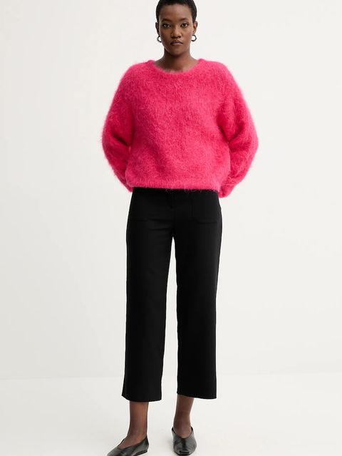 American Vintage sweter wełniany damski kolor czerwony NIB18A - zdjęcie produktu nr 2