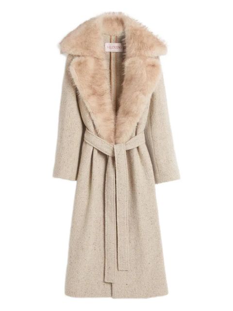 Valentino Garavani virgin-wool coat - Neutrals