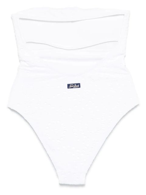 MC2 Saint Barth broderie-anglaise one-piece - White - zdjęcie produktu nr 2
