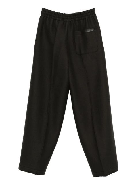 AMI Paris elasticated-waistband trousers - Black - zdjęcie produktu nr 2