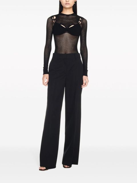 Off-White Arrow fishnet top - Black - zdjęcie produktu nr 2