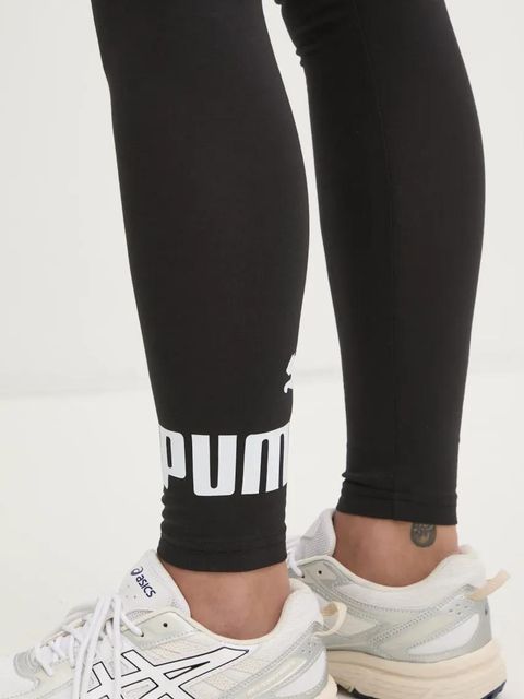 Puma legginsy damskie kolor czarny z nadrukiem 682426