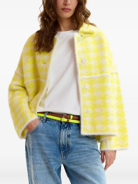 Essentiel Antwerp silver-tone buckle stacked belt - Yellow