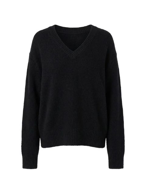 Almada Label Yara V-neck sweater - Black - zdjęcie produktu nr 1