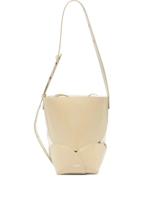 Jil Sander small drawstring bucket bag - Neutrals - zdjęcie produktu nr 1