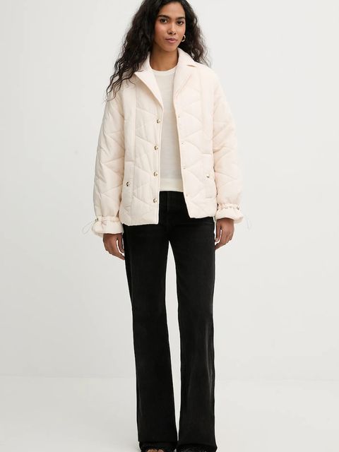 Liu Jo kurtka kolor beżowy przejściowa TA6225 T324A - zdjęcie produktu nr 2