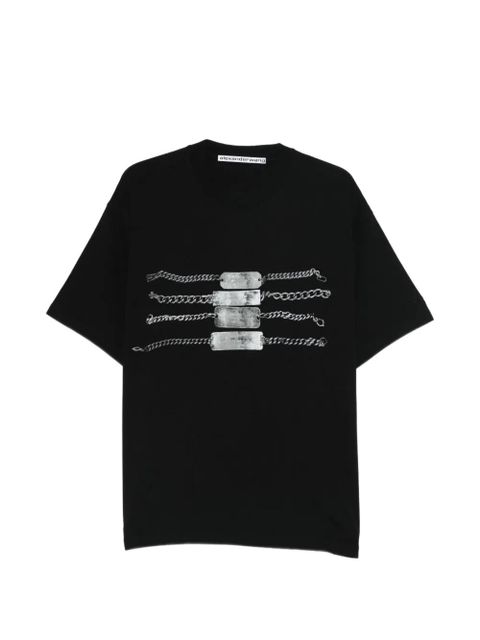 Alexander Wang crew-neck T-shirt - Black - zdjęcie produktu nr 1