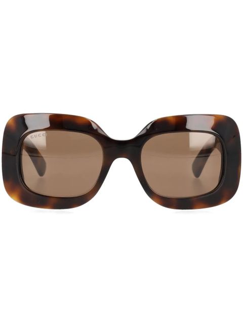 Gucci Eyewear square-frame sunglasses - Brown - zdjęcie produktu nr 1