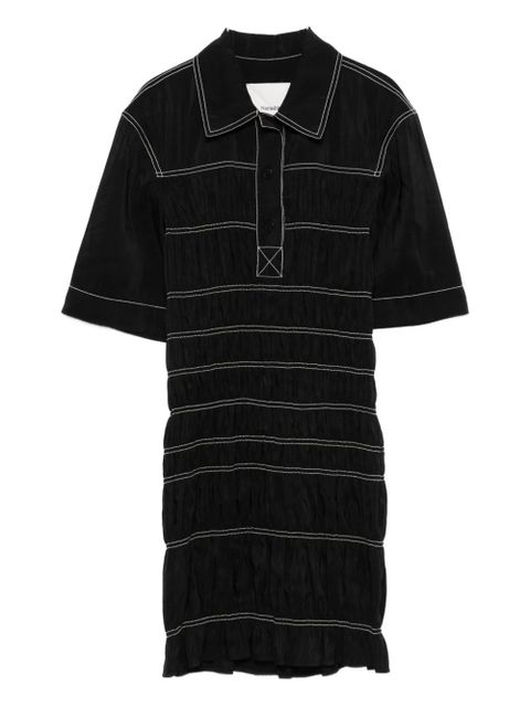 Nanushka smocked-detail dress - Black - zdjęcie produktu nr 1