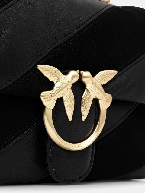 Pinko torebka skórzana kolor czarny 100039 A2JY