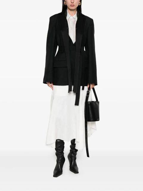 Róhe shawl-lapel wool jacket - Black - zdjęcie produktu nr 2