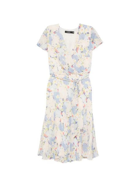 Lauren Ralph Lauren floral-print midi dress - Neutrals - zdjęcie produktu nr 1