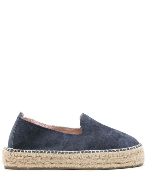 Manebi slip-on suede espadrilles - Blue - zdjęcie produktu nr 1