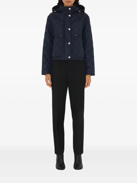 Burberry cropped quilted jacket - Black