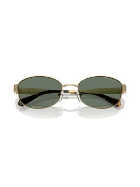 Michael Kors oval-frame sunglasses - Gold