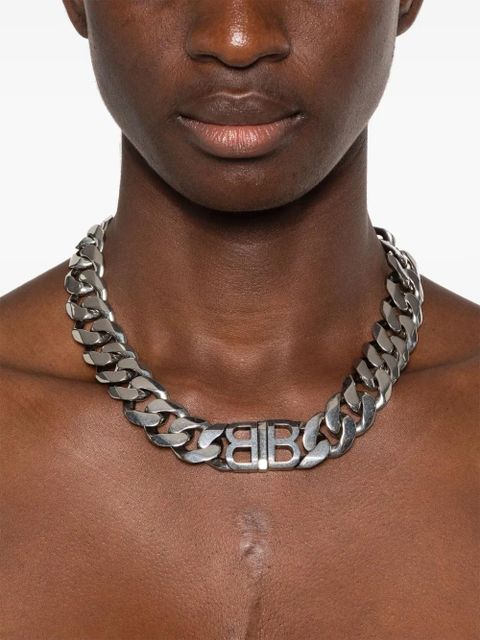 Balenciaga Pitbull chain necklace - Silver