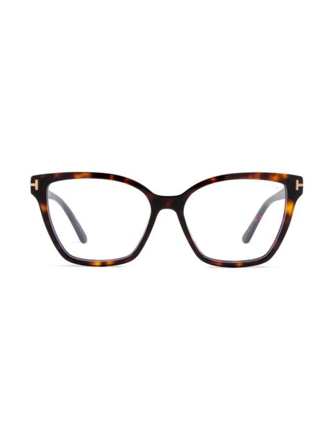TOM FORD Eyewear square-frame glasses - Brown - zdjęcie produktu nr 2