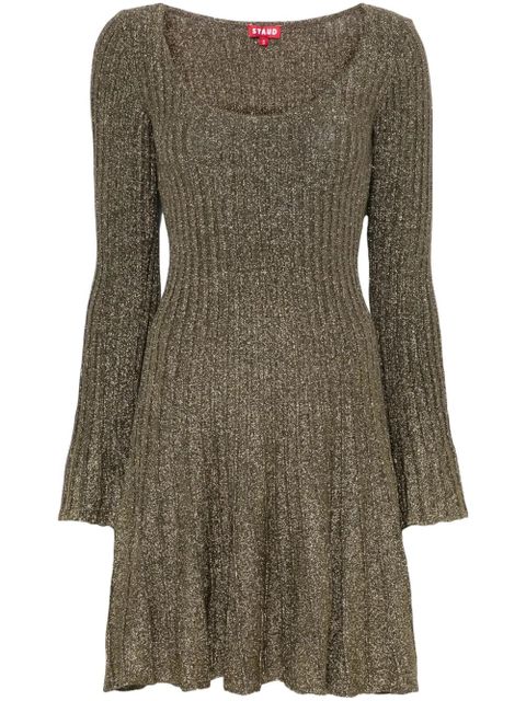 STAUD Raquel mini dress - Gold - zdjęcie produktu nr 1