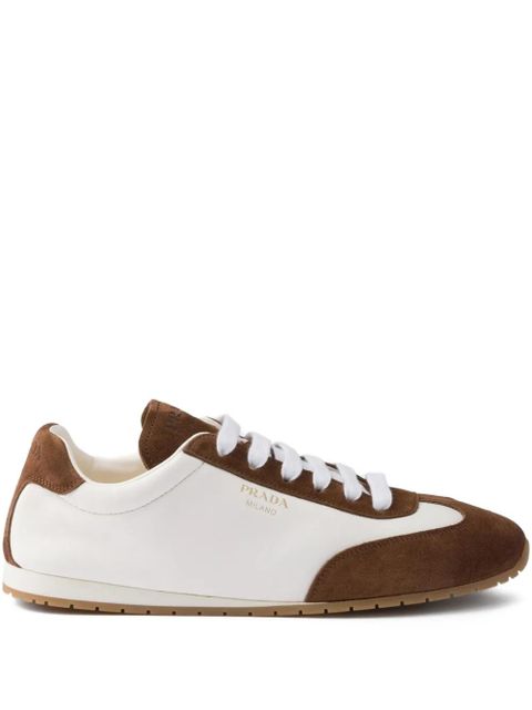 Prada suede leather sneakers - White - zdjęcie produktu nr 1