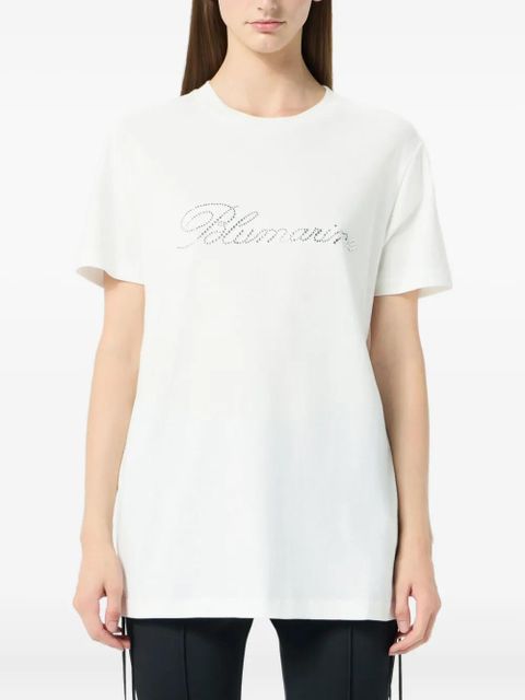 Blumarine crystal-embellished T-shirt - White