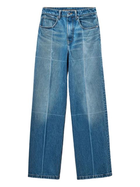 Alexander Wang faded panel jeans - Blue - zdjęcie produktu nr 1