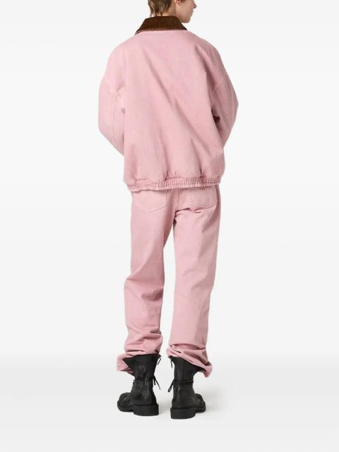 Miu Miu padded corduroy-collar blouson - Pink