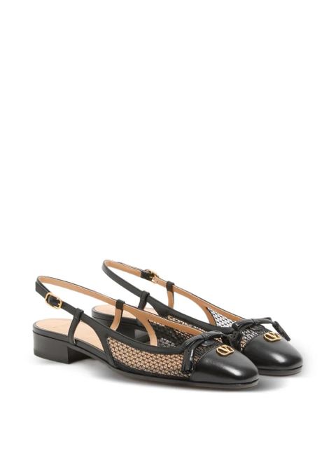 Valentino Garavani Valet Du Roi VLogo slingback pumps - Black - zdjęcie produktu nr 2