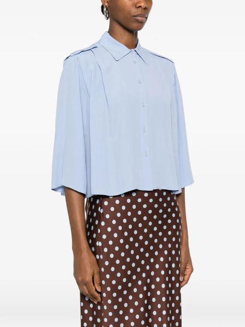 TWINSET button shoulder blouse - Blue