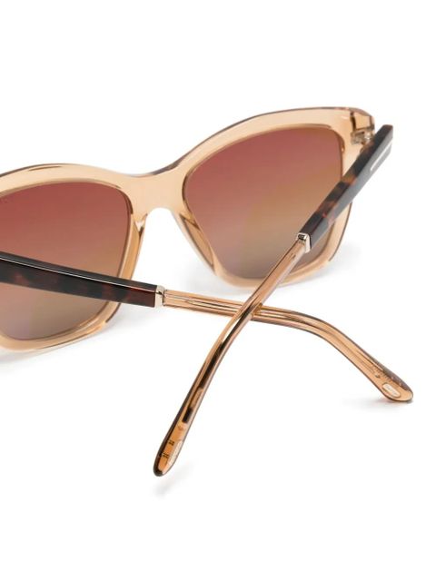 TOM FORD Eyewear Lucia cat-eye sunglasses - Brown