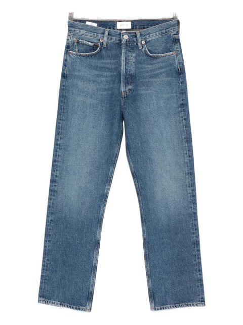 AGOLDE whiskering-effect jeans - Blue