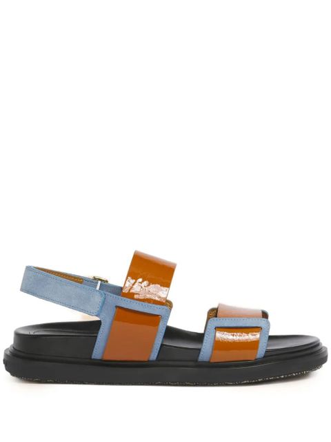 Marni double-strap sandals - Brown - zdjęcie produktu nr 1
