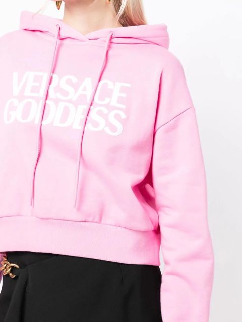 Versace Versace Goddess logo hoodie - Pink - zdjęcie produktu nr 2