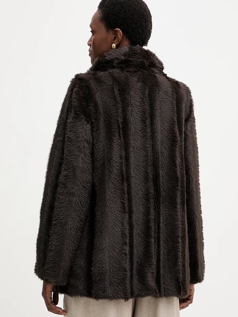 Fracomina płaszcz kolor brązowy FR25WC4002O44501