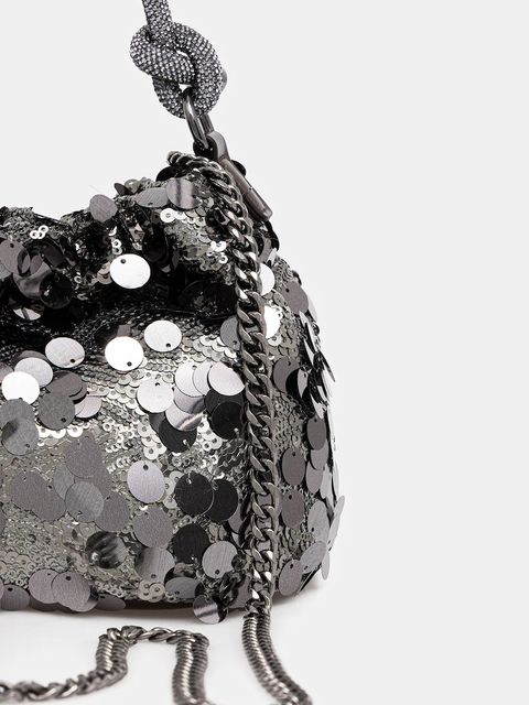 Guess torebka HOLIDAY kolor srebrny HWEM95 38750