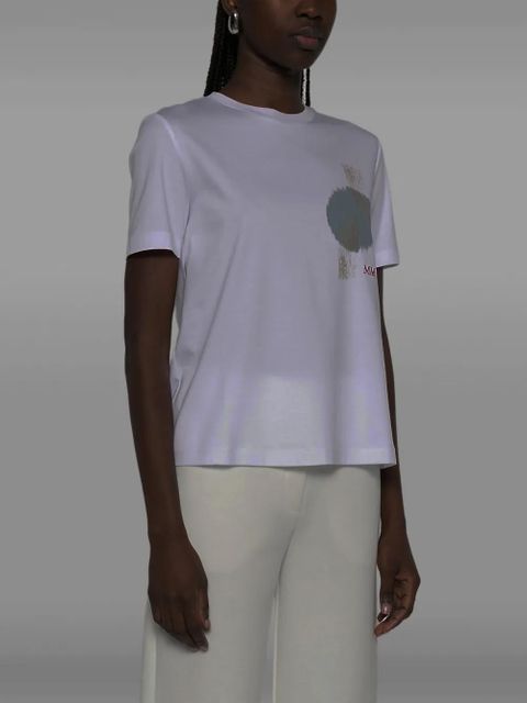 Max Mara graphic print T-shirt - White