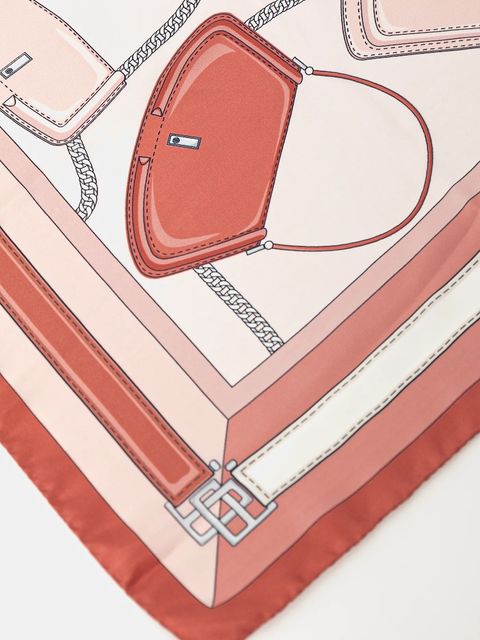 BOSS apaszka jedwabna Lainy - zdjęcie produktu nr 2