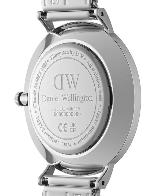 Daniel Wellington zegarek Classic Multi-Eye Sterling Arctic 40 damski kolor srebrny DW00100710