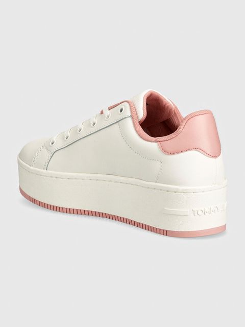 Tommy Jeans sneakersy skórzane TJW FLATFORM ESS