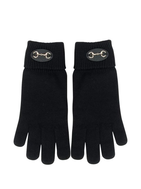 Gucci Horsebit-detail gloves - Black - zdjęcie produktu nr 1