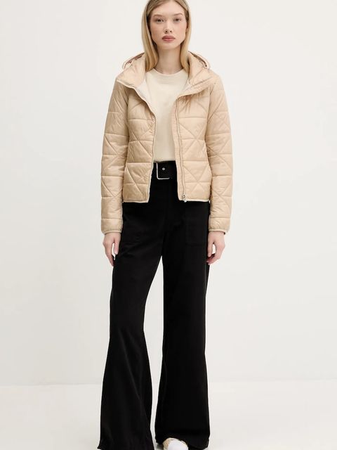 HUGO kurtka kolor beżowy przejściowa 50544151 - zdjęcie produktu nr 2