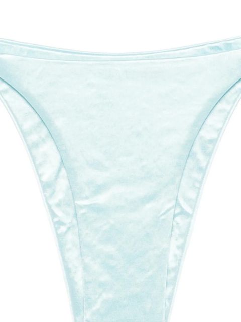 Isa Boulder weave side bikini bottom - Blue