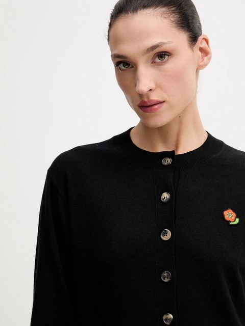 Kenzo kardigan wełniany Pop