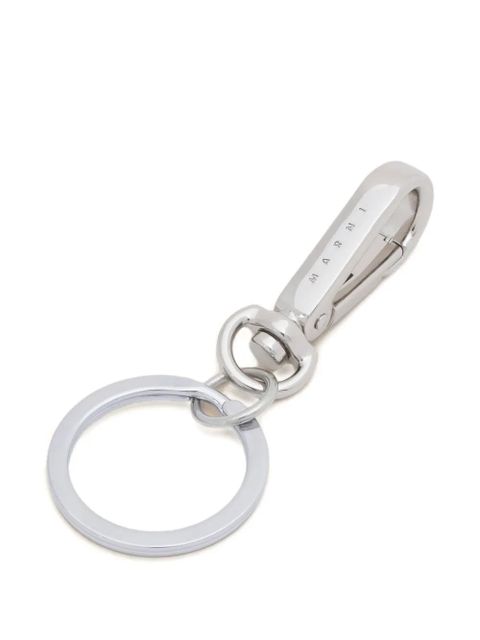 Marni engraved keyring - Silver