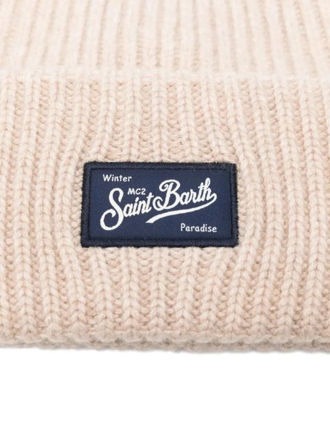 MC2 Saint Barth ribbed-knit beanie - Neutrals - zdjęcie produktu nr 2