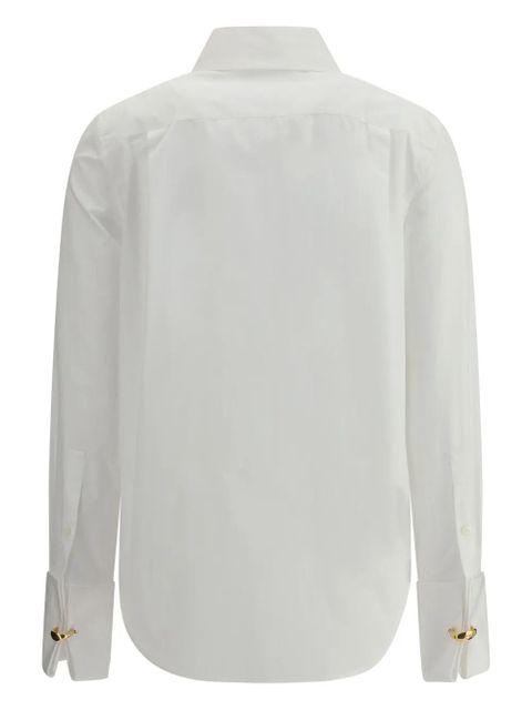 LOEWE pleated-front shirt - White - zdjęcie produktu nr 2